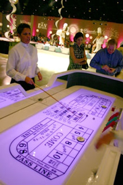 Top Notch Productions organized casino tables where patrons could gamble for a good cause.