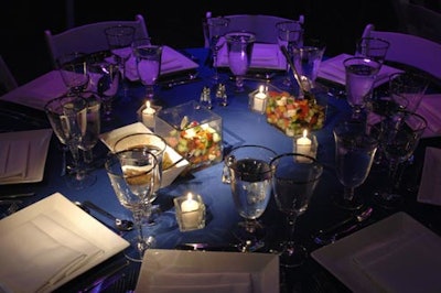 The first course included Greek salad served with pita bread, a variety of dips, olives, and artichokes.