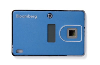 A Techie Gimmick For Bloomberg LP's White House Correspondents' Dinner after-party, a credit-card-size device was created by the company and Antenna Design. After a recipient applied his or her fingerprint to a built-in scanner, a digital screen revealed the details—but only to the person with that print.