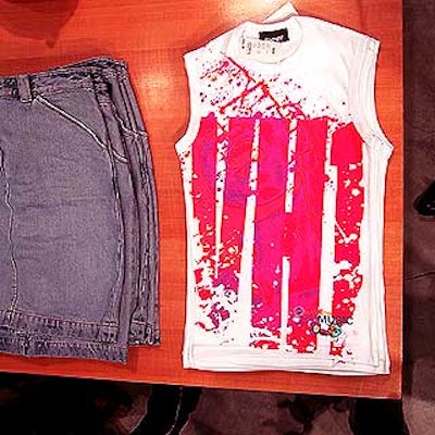 The DKNY store sold T-shirts to benefit VH1 Save the Music.