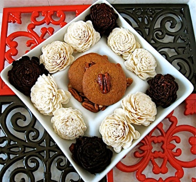 The New Orleans cookie is made with brown sugar and pecans.