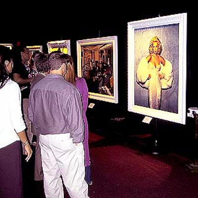 Event sponsor Box Ltd. blew up photos from fashion and art photographers including Patrick Demarchelier, Annie Leibovitz and Steven Meisel for the silent auction for VH1 Save the Music.
