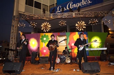 Stars of Beatlemania performed on the main stage.