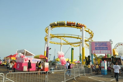 Rides at Pacific Park were open for guests.