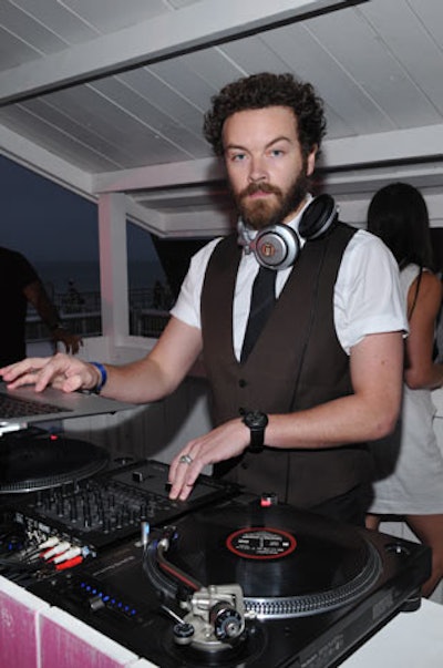 DJ Danny Masterson spun for the crowd.