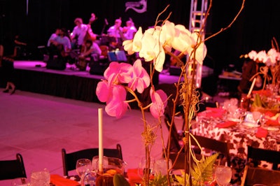 Guests could buy the orchids that sat at each dinner table for $100 each, and all proceeds benefitted the Grant Park Music Festival.