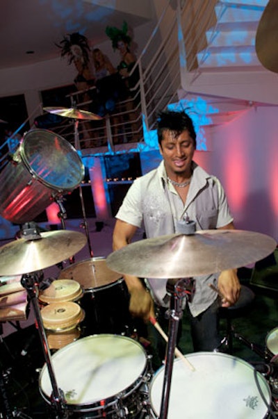 D.J. Ravi Drums flew in from Los Angeles to perform at the event.