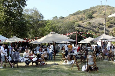 Superga hosted it's 'Festa di Bocce' coming-out picnic at Franklin Canyon Park.