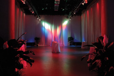Colourful lighting and white draping decorated the Artifacts Room, where Byron Lee and the Dragonaires performed late into the night.