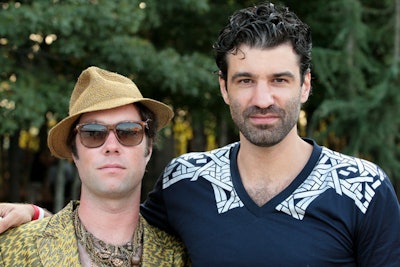 Over 1,000 guests attended the event, including Rufus Wainwright (left), who auctioned off a portrait commission.