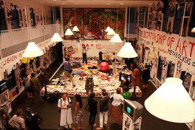 The gala was named after German artist Jonathan Meese's sprawling installation entitled, 'Marlene Dietrich in Dr. No's Ludovico Clinic—Dr. Baby Erzland.'