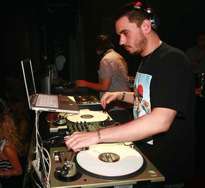 DJ AM mesmerized guests with mixes from the film's score and popular dance hits.
