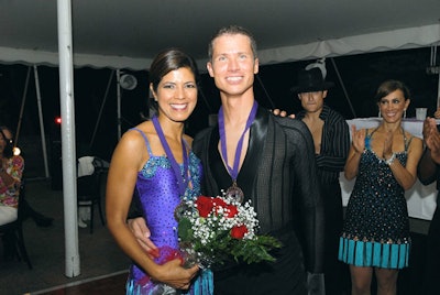 NBC-5 news anchor Zoraida Sambolin teamed up with Vance Mabry, a dance instructor from Fred Astaire Dance Studios, for the March of Dimes dance competition.