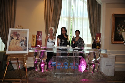 So Cool Events provided branded ice bars for many of the participating spirits companies.