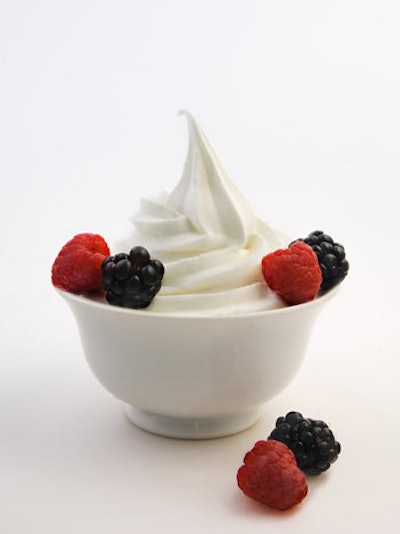 TangySweet frozen yogurt comes in classic, green tea, and pomegranate flavors, with fresh berry and cereal toppings.