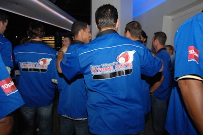 Nearly the entire Cubs roster either bowled or served as celebrity bartenders for the charity event.