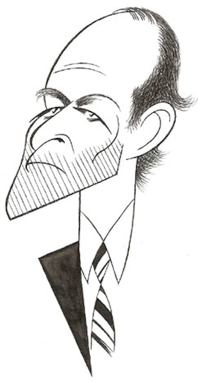 Caricature of Eliot Spritzer