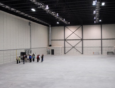 The first phase of Filmport Studios includes seven sound stages, which are available for corporate events when not in use.