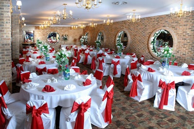 The South Side Royalty East Banquet Hall can accommodate as many as 300 guests in its ornate surroundings.