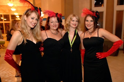 The Maisies, a group who performs in the style of the Andrews Sister, were part of the evening's entertainment.