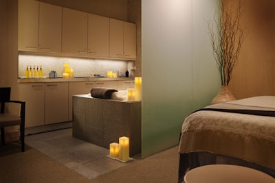 The Spa at Trump features eleven treatment rooms, many with hydrotherapy tubs.