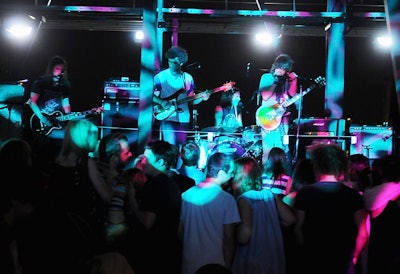 Brooklyn band MGMT took the stage just after 9 p.m. in front of guests such as Mary-Kate Olsen, Solange Knowles, and Cassie.