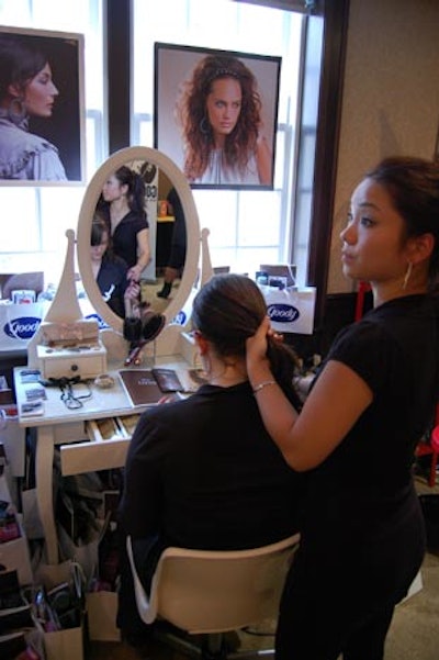 Sponsors such as Goody gave product demonstrations at the IT Lounge in the Windsor Arms Hotel.