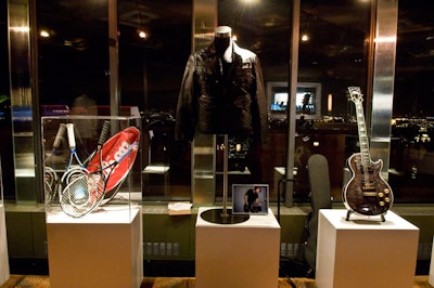 The online auction sold items such as instruments and signed sports gear.