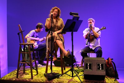 The Cowboy Junkies performed throughout Ports 1961's show, playing soft and slow songs such as 'Blue Moon' and a cover of Lou Reed's 'Sweet Jane.'