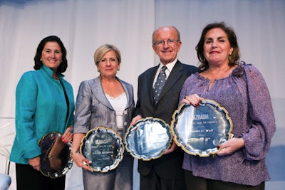 Hall of Fame inductees for 2008 were (left to right) Deborah Sexton, Evelyn Laxgang, Jonathan Howe and Paulette Wolf.