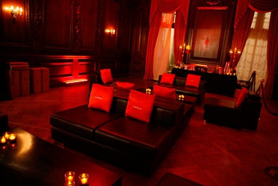 The backstage area at Casa Loma provided ET Canada guests with a quiet spot to lounge.
