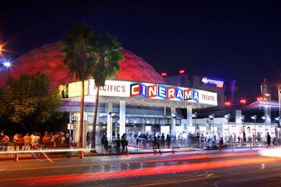The screening took over the Cinerama Dome at the ArcLight.