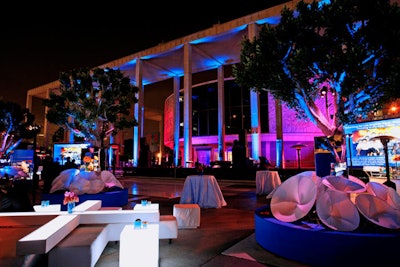 The after-party featured a dance floor and plenty of lounge seating.