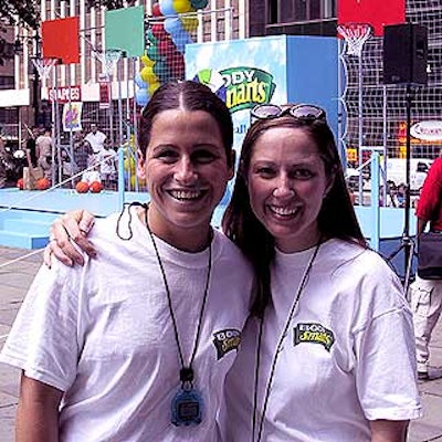 Erin Ahearn (left) and Julie Masow helped plan the event for GCI Group.