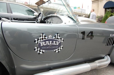 Decals adorned several participating vehicles.