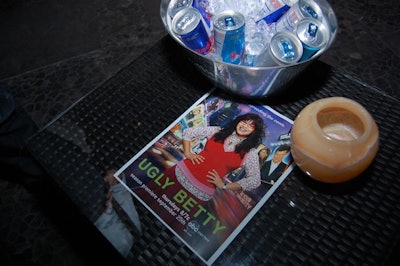 Strategically placed buckets of Red Bull insured none of the guests lost steam during the four-hour party.