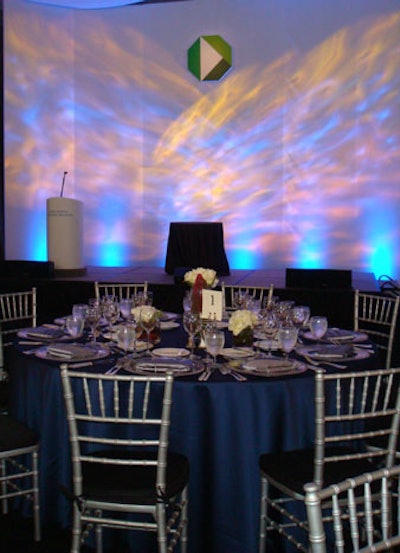 Dramatic lighting from TLC added to the ambience at events throughout the conference.