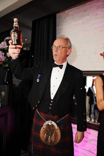 Chivas Regal master blender and creator Colin Scott led guests in a tasting of three different scotches.