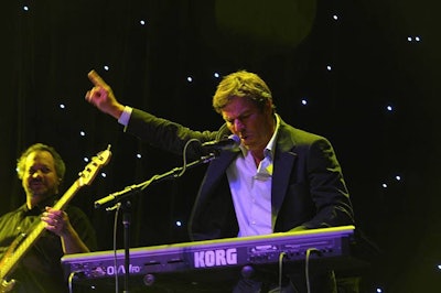 Dennis Quaid, who plays coach Ben Schwartzwalder in the film, took to the stage with his band Dennis Quaid and the Sharks later in the evening.