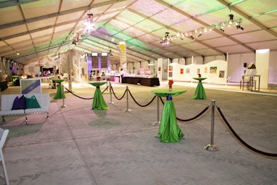 The temporary art gallery featured painting, metalwork, photography, and sculpture from teens affiliated with After School Matters; all work was available for purchase.