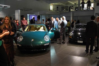 Guests got a close look at the new 911 and had the chance to make an appointment for a future test drive.