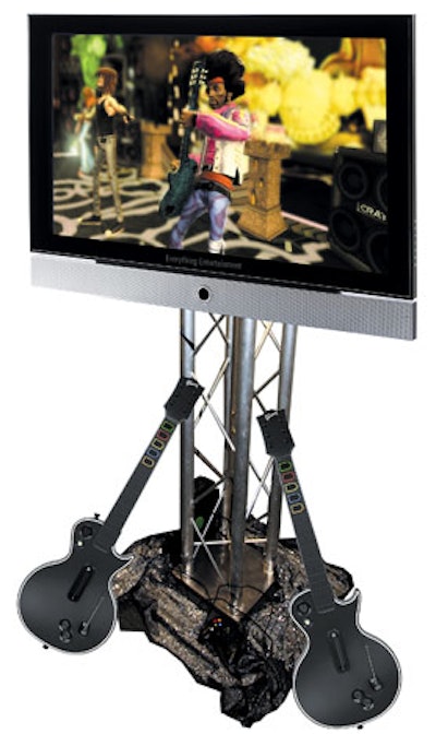 Portable Guitar Hero stations can be rented from Everything Entertainment.