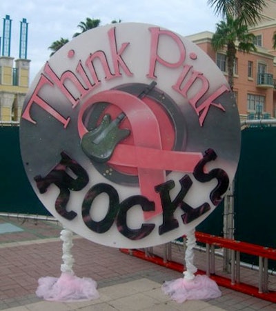 Think Pink Rocks added a musical touch to the traditional fund-raising and breast cancer awareness event.