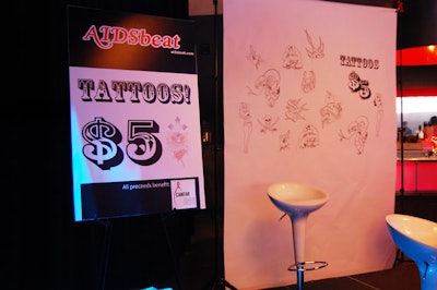 Mississauga-based curator Suzanne Carte-Blanchenot set up a temporary tattoo parlour in the Kool Haus.