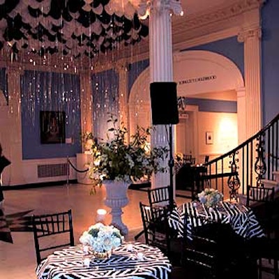 The entrance of the Museum of the City of New York was festooned with black and white balloons with silver ribbon for the Starlit Summer Night benefit.