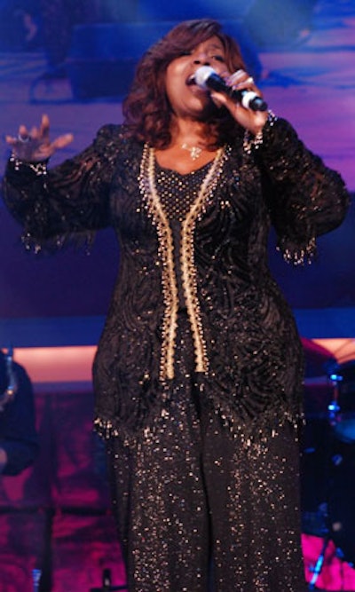 Gloria Gaynor performed her 1978 classic 'I Will Survive.'