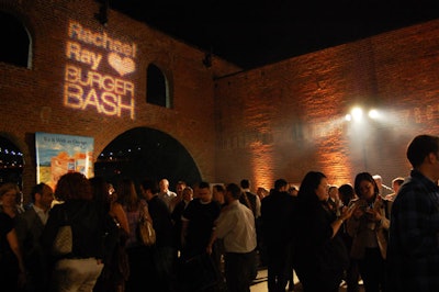 The Burger Bash took over the Brooklyn waterfront's Tobacco Warehouse on Friday, filling tented areas and open-air sections with chefs, food, and beer.