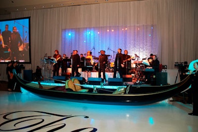 The L.A. band Impulse, which played at the wedding reception for Tom Cruise and Katie Holmes, entertained guests at the event.