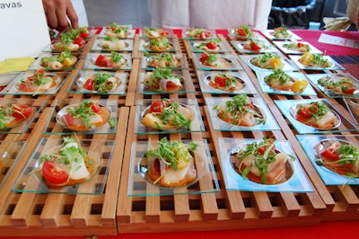 SushiSamba made yellowtail tiradito, a dish similar to ceviche.