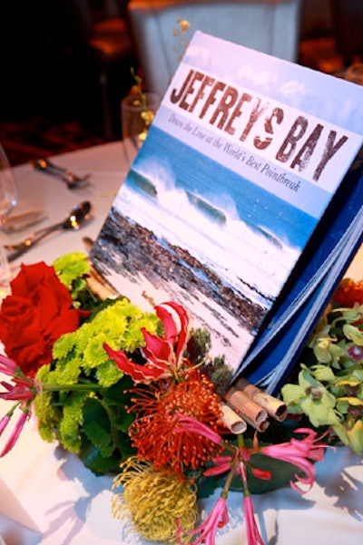 Guests could make donations to take home copies of the book.